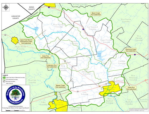 Upper East Branch of the Brandywine, Chester County PA